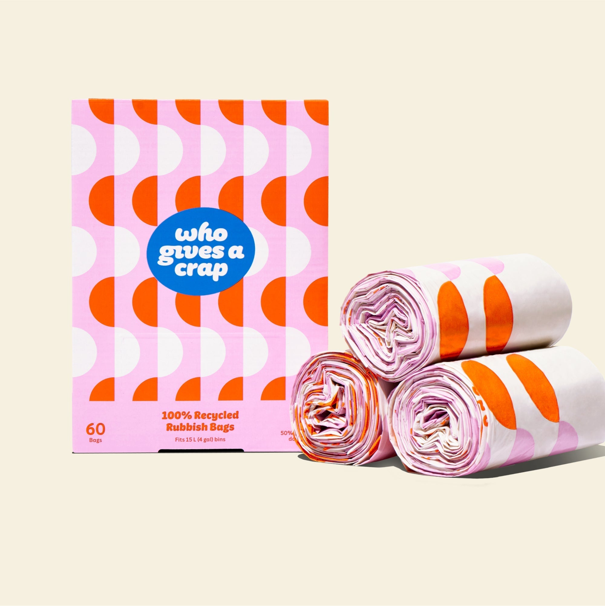 100% Recycled Trash Bags